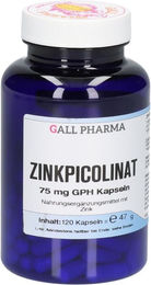 Hecht-Pharma Zinkpicolinat 75 mg Kapseln für Erwachsene 120 Stück – Bild 1 von 2