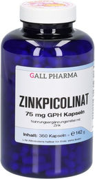 Hecht-Pharma Zinkpicolinat 75 mg vegetarische Kapseln 360 Stück – Bild 1 von 2