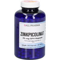 Produktbild von Hecht-Pharma Zinkpicolinat 75 mg vegetarische Kapseln 360 Stück
