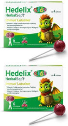 Hedelix HerbalSept Immun Lutschtabletten mit Calciumascorbat für Kinder und Erwachsene – Bild 1 von 2