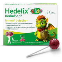 Produktbild von Hedelix HerbalSept Immun Lutschtabletten mit Calciumascorbat für Kinder und Erwachsene