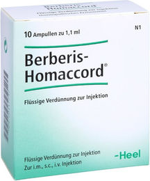 Heel Berberis Homaccord Ampullen 10 Stück – Bild 1 von 1