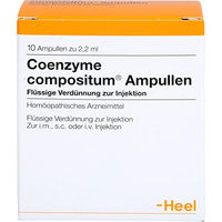 Produktbild von Heel COENZYME COMPOSITUM Ampullen mit Ubiquinon 10 Stück
