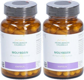 Heidelberger Chlorella GmbH Molybdän Kapseln vegan glutenfrei laktosefrei ohne Zusatzstoffe 60 Stück – Bild 1 von 1