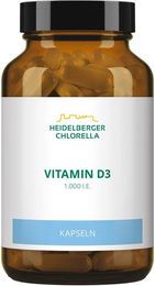 Heidelberger Chlorella GmbH Vitamin D3 Kapseln 1000 IE vegan für Erwachsene 60 Kapseln – Bild 1 von 1