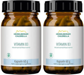 Heidelberger Chlorella Kapseln mit Niacin Vitamin B3 vegan 240 Stück – Bild 1 von 1