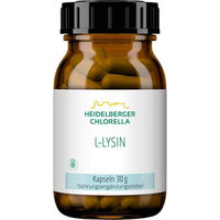 Produktbild von Heidelberger Chlorella L-Lysin Kapseln vegan glutenfrei laktosefrei 60 Stück