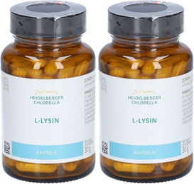 Heidelberger Chlorella L-Lysin Kapseln vegan ohne Zusatzstoffe glutenfrei und laktosefrei – Bild 1 von 1