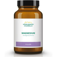 Produktbild von Heidelberger Chlorella Magnesiumcitrat Pulver vegan glutenfrei laktosefrei