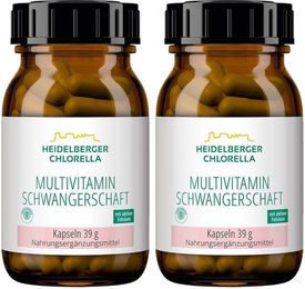 Heidelberger Chlorella Multivitamin Kapseln für Schwangere und Stillende vegetarisch glutenfrei laktosefrei – Bild 1 von 1