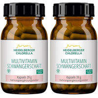 Produktbild von Heidelberger Chlorella Multivitamin Kapseln für Schwangere und Stillende vegetarisch glutenfrei laktosefrei