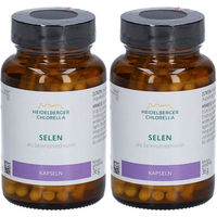 Produktbild von Heidelberger Chlorella Selen mit Selenmethionin Kapseln vegan glutenfrei laktosefrei 150 Stück