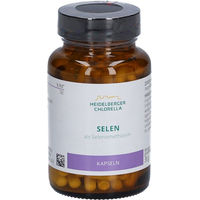 Produktbild von Heidelberger Chlorella Selenmethionin Kapseln vegan glutenfrei laktosefrei 150 Stück