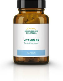 Heidelberger Chlorella Vitamin B5 Pantothensäure Kapseln vegan glutenfrei laktosefrei zuckerfrei 60 Stück – Bild 1 von 2