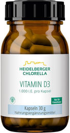 Heidelberger Chlorella Vitamin D3 1000 I.E Kapseln 60 Stück – Bild 1 von 2