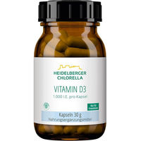 Produktbild von Heidelberger Chlorella Vitamin D3 1000 I.E Kapseln 60 Stück