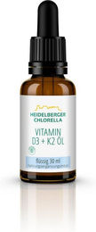 Heidelberger Chlorella Vitamin D3 + K2 Öl Tropfen 30 ml – Bild 1 von 1