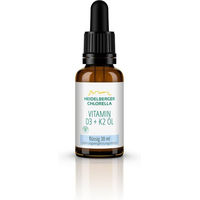 Produktbild von Heidelberger Chlorella Vitamin D3 + K2 Öl Tropfen 30 ml