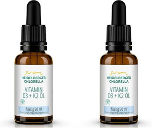 Heidelberger Chlorella Vitamin D3 + K2 Öl Tropfen – Bild 1 von 1
