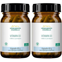 Produktbild von Heidelberger Chlorella Vitamin D3 Kapseln mit 1000 IE für Erwachsene 240 Kapseln