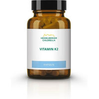 Produktbild von Heidelberger Chlorella Vitamin K2 MK-7 Kapseln vegan glutenfrei laktosefrei ohne Zusatzstoffe