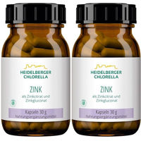 Produktbild von Heidelberger Chlorella Zink Kapseln vegan 120 Stück