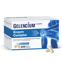 Produktbild von Heilpflanzenwohl GELENCIUM Multi-Enzym-Komplex Kapseln vegan glutenfrei laktosefrei 200 Stück