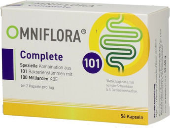 Heilpflanzenwohl OMNIFLORA Complete 101 Bakterienstämme 100 Mrd. KBE Kapseln glutenfrei und laktosefrei – Bild 1 von 1