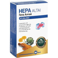 Produktbild von Hepa Altai DTX Balance Kapseln mit Pflanzenextrakten und Vitaminen 60 Stück