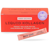 Produktbild von HER ONE Liquid Kollagen Typ I und III Erdbeere