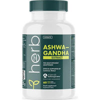 Produktbild von Herb Ashwagandha Extrakt 200 mg Vegan Kapseln 60 Stück