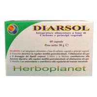 Produktbild von Herb Diarsol Kapseln vegan und glutenfrei 60 Stück