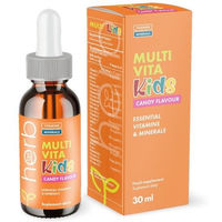 Produktbild von Herb Multi-Vitamine und Mineralien für Kinder in flüssiger Form mit Bonbon-Geschmack