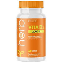 Produktbild von HERB Vitamin D3 2000 IU Kapseln 60 Stück