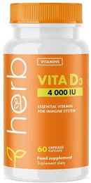 Herb Vitamin D3 4000 IU Kapseln 60 Stück – Bild 1 von 1