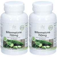 Produktbild von HERBADIREKT Bittermelone mit Chrom Tabletten glutenfrei und laktosefrei für Erwachsene 180 Stück