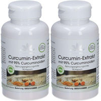 Produktbild von Herbadirekt Curcumin-Extrakt mit 95% Curcuminoiden, 180 Kapseln, glutenfrei und laktosefrei