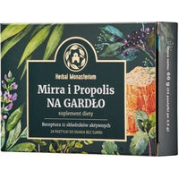 Produktbild von Herbal Monasterium Lutschtabletten mit Myrrhe und Propolis zuckerfrei 24 Stück