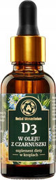 Herbal Monasterium Vitamin D3 in Schwarzkümmelöl Tropfen 2000 IE 30 ml – Bild 1 von 1