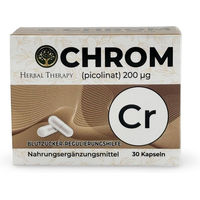 Produktbild von Herbal Therapy Chrom Picolinat 200 μg Kapseln