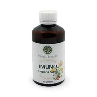 Produktbild von Herbal Therapy Hepatik Sirup 200 ml – Pflanzlicher Kräuter-Komplex als veganes Nahrungsergänzungsmittel, glutenfrei und laktosefrei