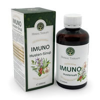 Produktbild von Herbal Therapy IMUNO Hustensaft Sirup mit Kräuterextrakten vegan glutenfrei laktosefrei 200ml
