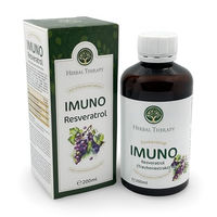 Produktbild von Herbal Therapy IMUNO-Resveratrol Sirup mit Traubenkernextrakt Vegan 200 ml