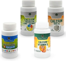 Herbal Therapy Kalzium-Booster mit Kalziumcarbonat Lutschtabletten für Erwachsene und Kinder 60 Stück – Bild 1 von 1