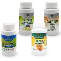 Produktbild von Herbal Therapy Kalzium-Booster mit Kalziumcarbonat Lutschtabletten für Erwachsene und Kinder 60 Stück