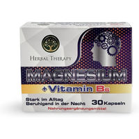 Produktbild von Herbal Therapy Magnesium + Vitamin B6 Kapseln