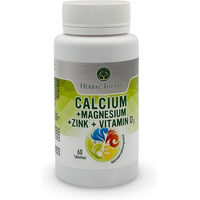 Produktbild von Herbal Therapy Mineralstoff-Komplex Kalzium Magnesium Zink Vitamin D3 Tabletten 60 Stück