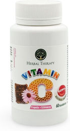 Herbal Therapy Vitamin C 100 mg mit Propolis und Echinacea Lutschtabletten 60 Stück – Bild 1 von 2