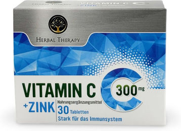 Herbal Therapy Vitamin C 300 mg mit Zink Tabletten – Bild 1 von 2