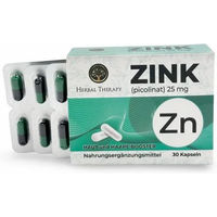 Produktbild von Herbal Therapy Zink Picolinat 25 mg Kapseln 30 Stück